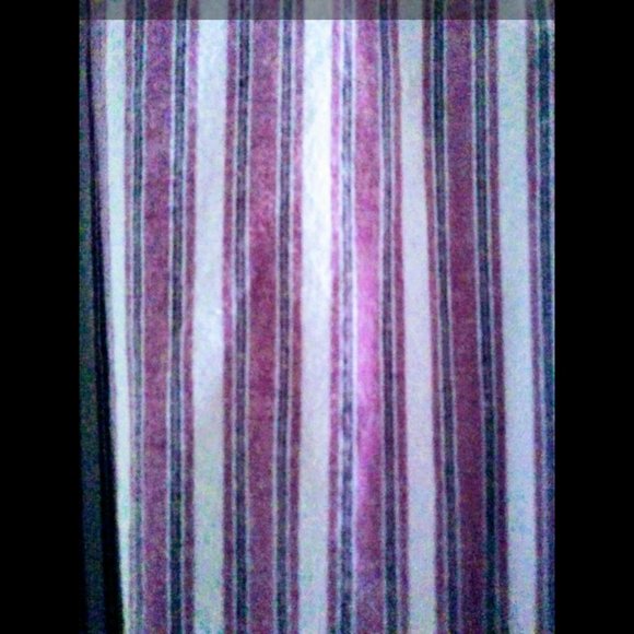 Purple Striped Capris - Picture 3 of 4